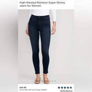 Old Navy Rockstar Super Skinny Jeans